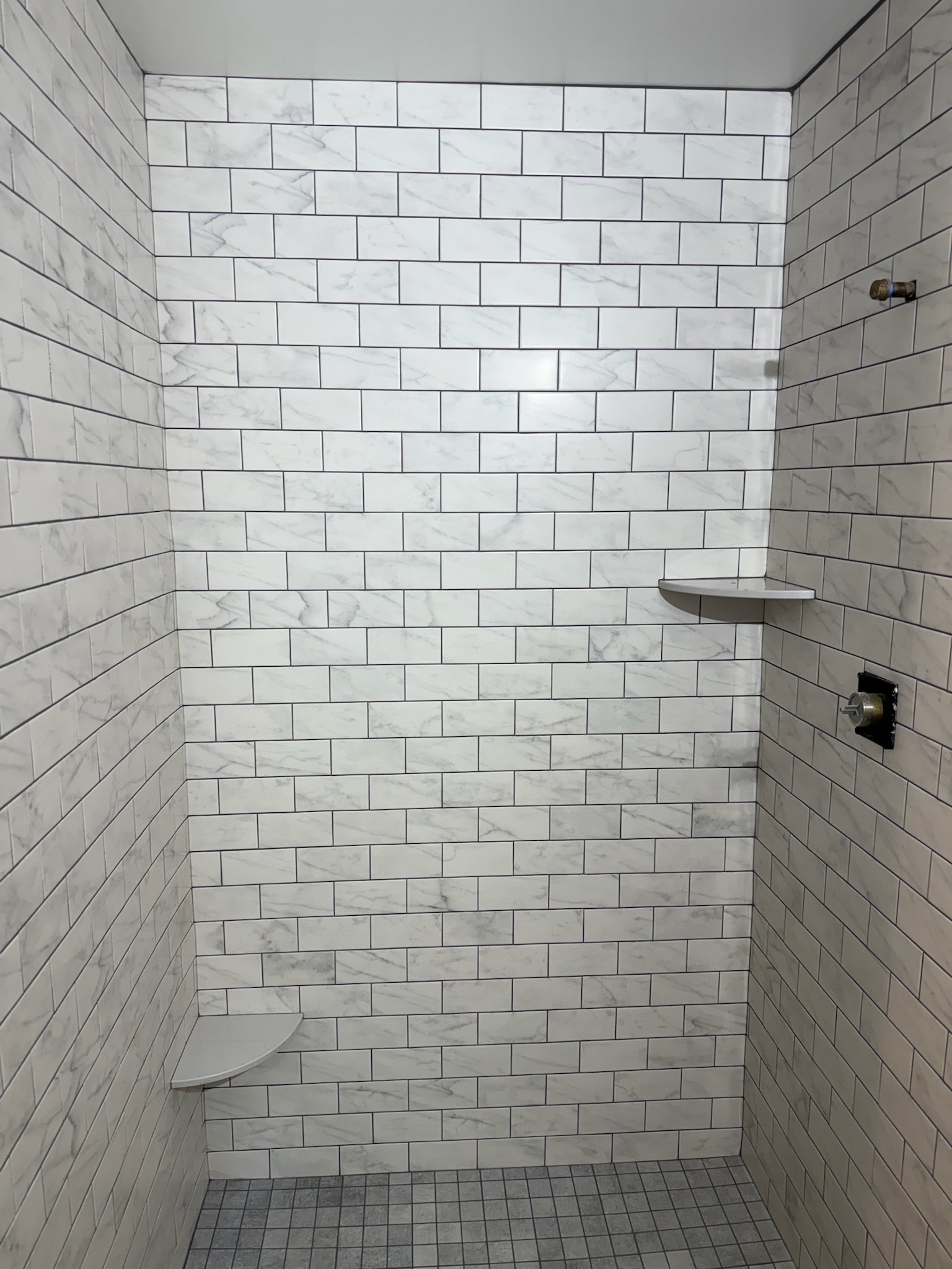 Full tile shower surround
